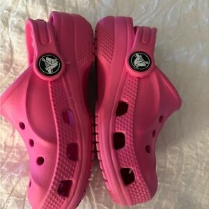 Crocs Pink Clogs toddler size 7C
